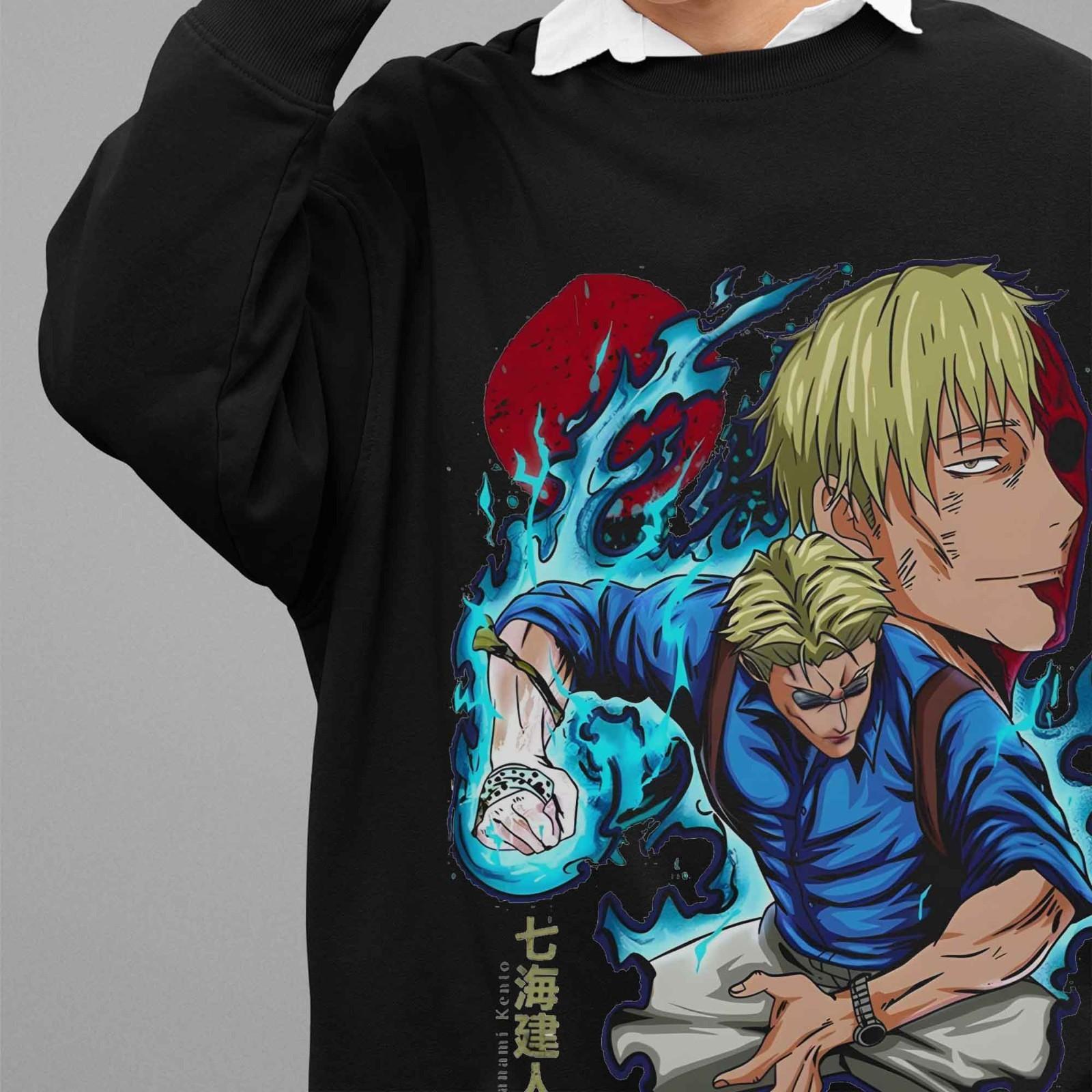 Свитшот Jujutsu Kaisen Свитер Нанами Пуловер JJK Аниме Годжо Сатору Сукуна XL