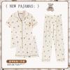 Soft Waxy Rabbit Pajamas Women's Japanese Milk Gentle and Cute Cartoon Girly Casual Short-sleeved Loungewear Three-piece Set