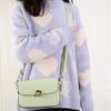New Simple Flap Shoulder Bag For Women Solid Color PU Leather Small Square Bags Korean Casual Crossbody Bags Female Handbag