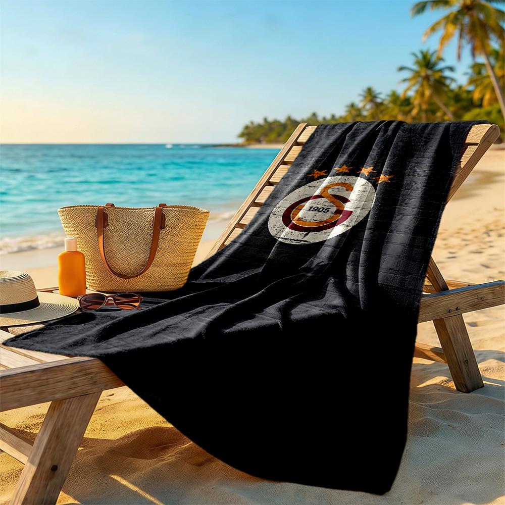 Galatasaray Beach Towel Super Soft Microfiber Quickdry Fabric Comfortable Lightweight