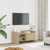 VidaXL Meuble TV chêne sonoma 80x35x40 cm bois d'ingénierie, support TV, buffet TV, meuble multimédia, banc TV, armoire 848369