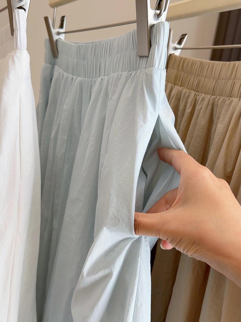 High-Waisted Elastic A-Line Puffy Skirt for Women - Spring Collection