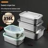 ZISIZ 316 Edelstahl Lebensmittelbehälter
