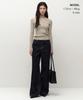 MUSINSA STANDARD WOMAN Women'S Ribbed Slim Henley Neck Knit [Light Beige]