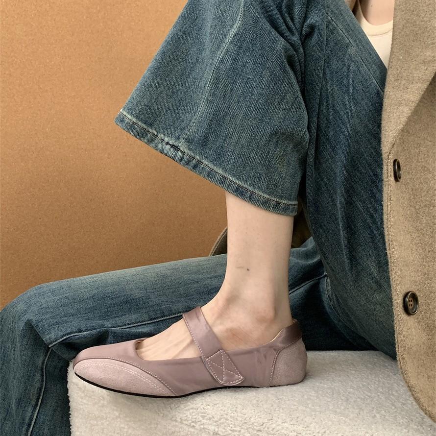 French Silver Casual Style Square Head Single Shoes Fairy Shoes 2025 New Spring Skirt Fashion Mary Jane Shoes