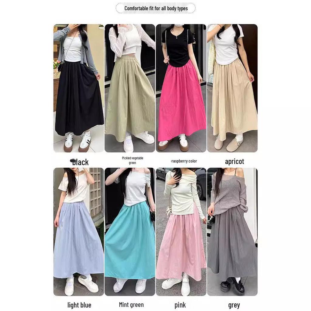 End-of-Season Clearance: 90% Off - Women's Pink Yamamoto High-Waisted A-Line Summer Skirt, Petite Fit (2025 Collection)