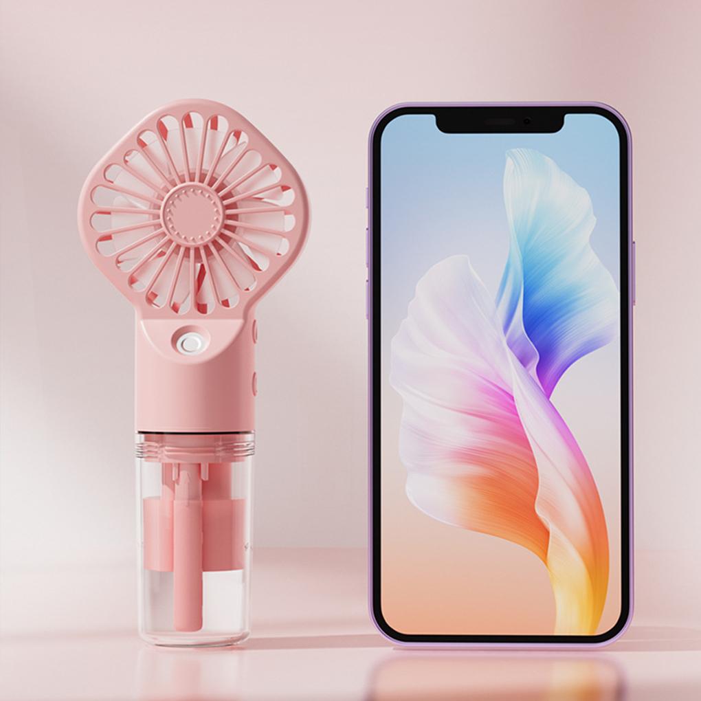 Handheld Mini Air Conditioner Fan Portable Silent Humidifying Fan For Dry Skin Fan With Humidifier