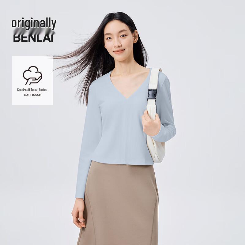 

Benlai Women s Cloud-Soft V-Neck Yoga Sweatshirt L