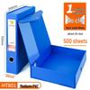 Archivační box A4 z PVC se sponou - Kartonový úložný box na dokumenty pro kancelář a papírnictví