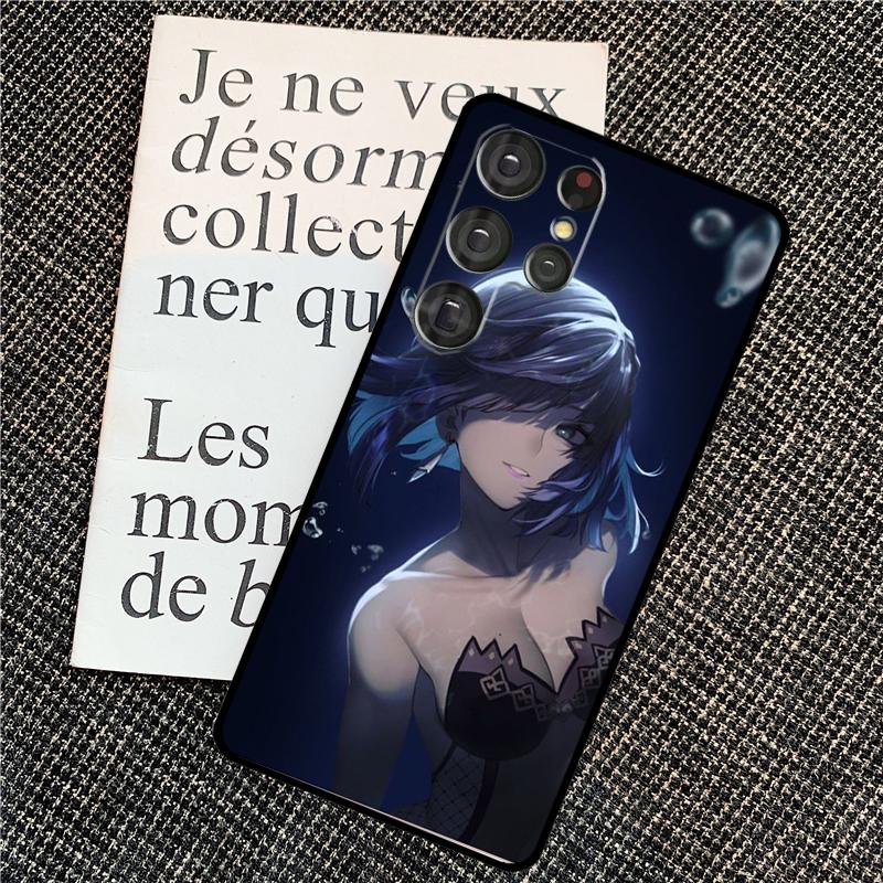 Yelan Genshin Impact Case For Samsung Galaxy S21 S22 S23 S24 Ultra Note 20 Note 10 S8 S9 S10 Plus S20 FE Cover