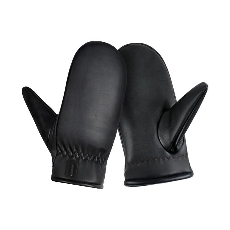 Men’s Winter Electric Heated Cycling Gloves – Rechargeable, Thick Velvet Lining, Motorbike Hand Warmers