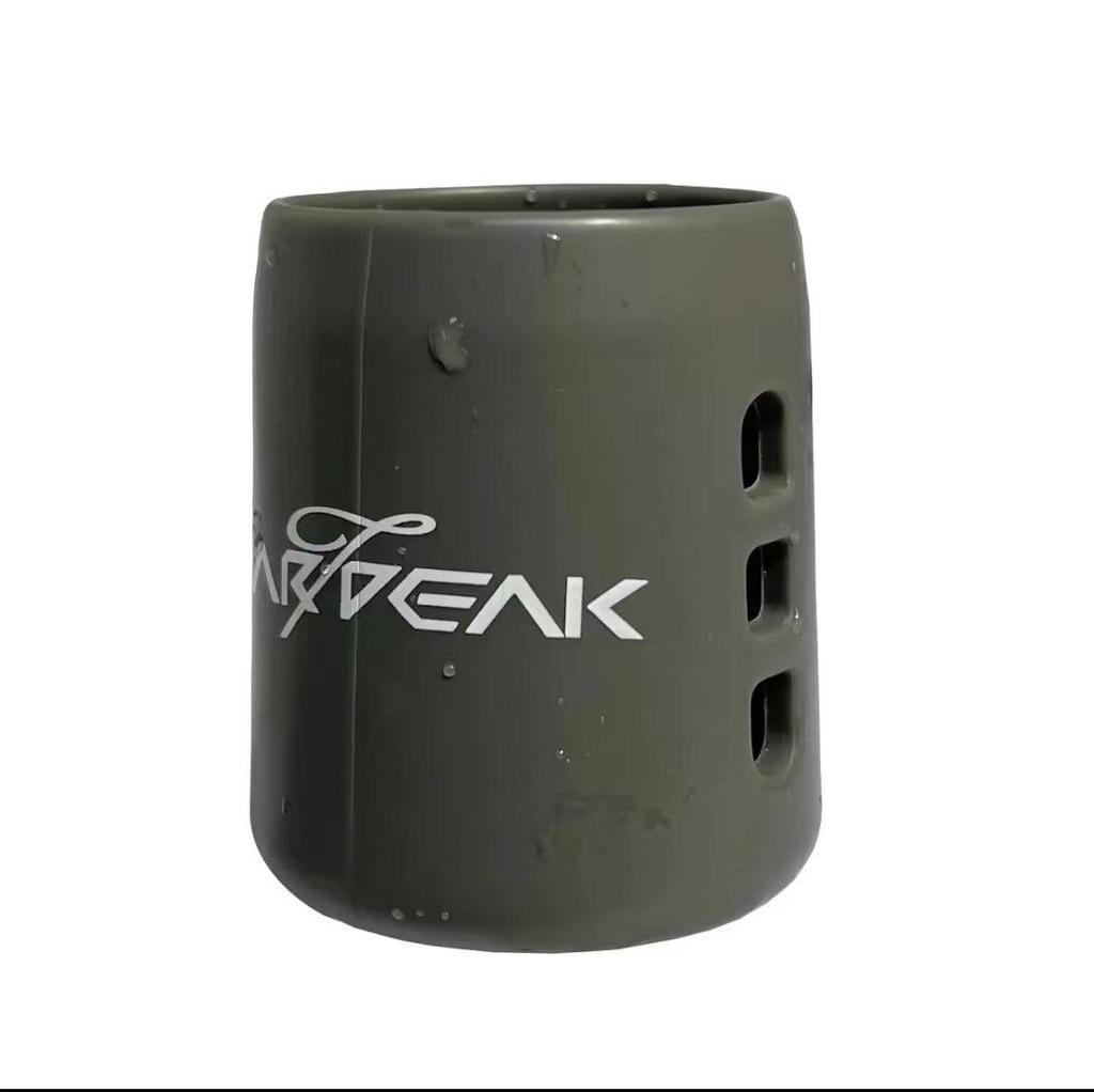 Oqi Peak Large Silicone Anti-Slip Fishing Rod End Cap - Durable, Wear-Resistant Protective Cover.