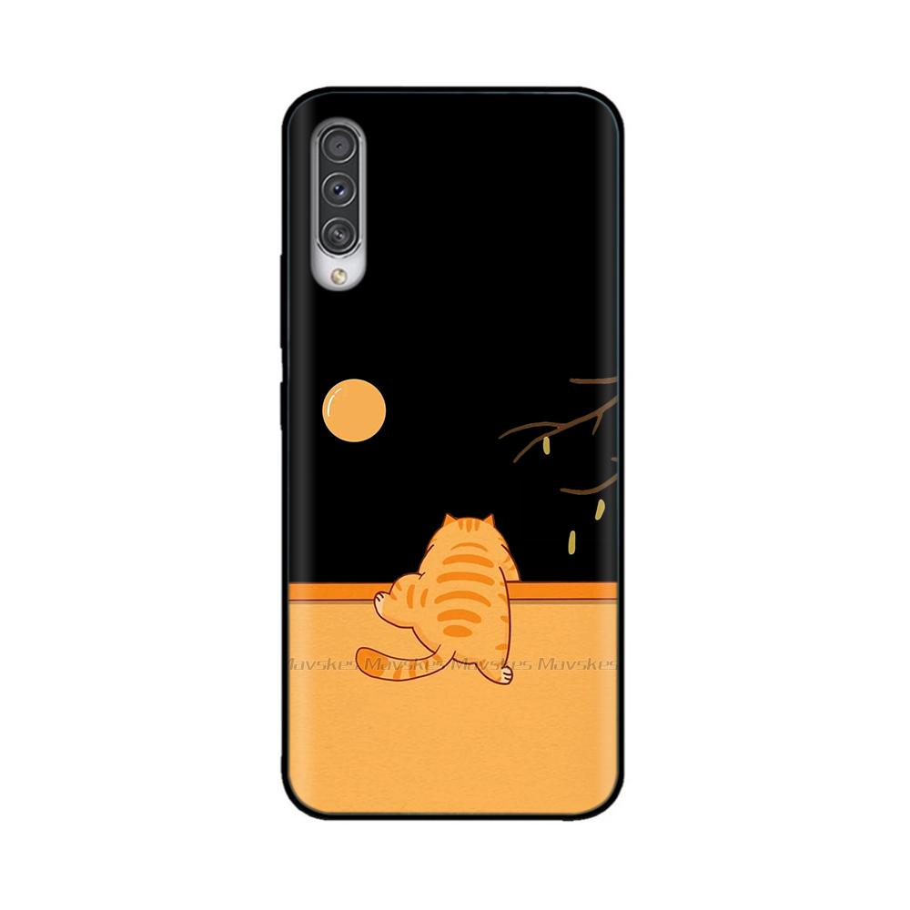 For Samsung Galaxy A50 Case Printed Cartoon Soft TPU Case Silicone Shockproof Back Cover For Samsung A50 A 50 Funny Phone Cases