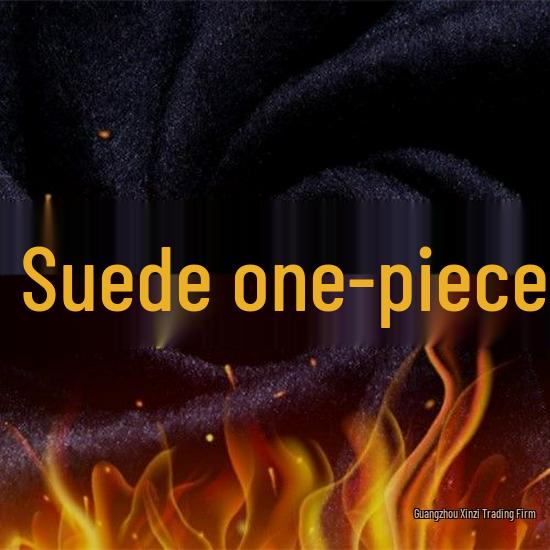 Men's Thick Fleece-Lined Sweater - Grandpa Style, Round Neck, Perfect for Winter Warmth