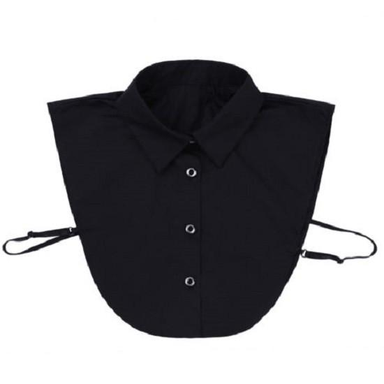 Detachable Collar For Women And Men Polyester Square Collar Plus Size Unisex Layering Accessory