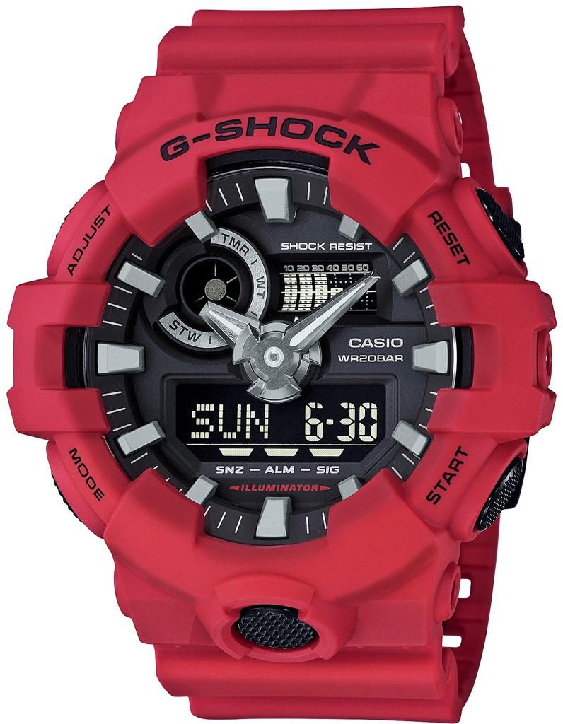 Casio Red Watch G-SHOCK GA-700-4AJF