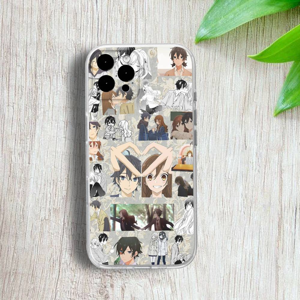 H-Horimiya Anime Phone Case For iPhone 17,16,15,14,13,12,11 Pro,Max,Plus,X,XS,XR,SE4,E Mini Transparent Soft Cover