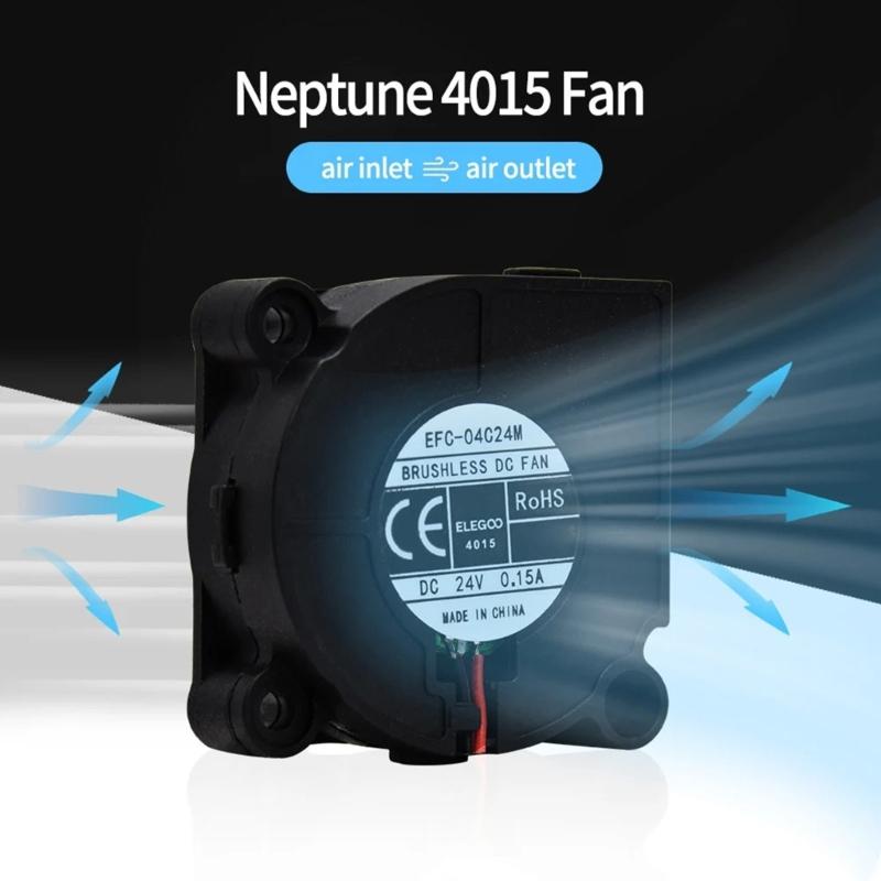 Long lifes 4015 Cooling Fan Double Ball Bearing Design Easy Installation For 3/4Pro 3D Printer Accessories 9500RPM