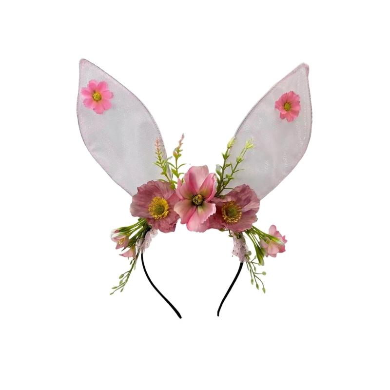 Soft Rabbit Ears Headwear With Mesh Detailing For Easter Celebrations Infants Children Adults Comfort Wear Headdress