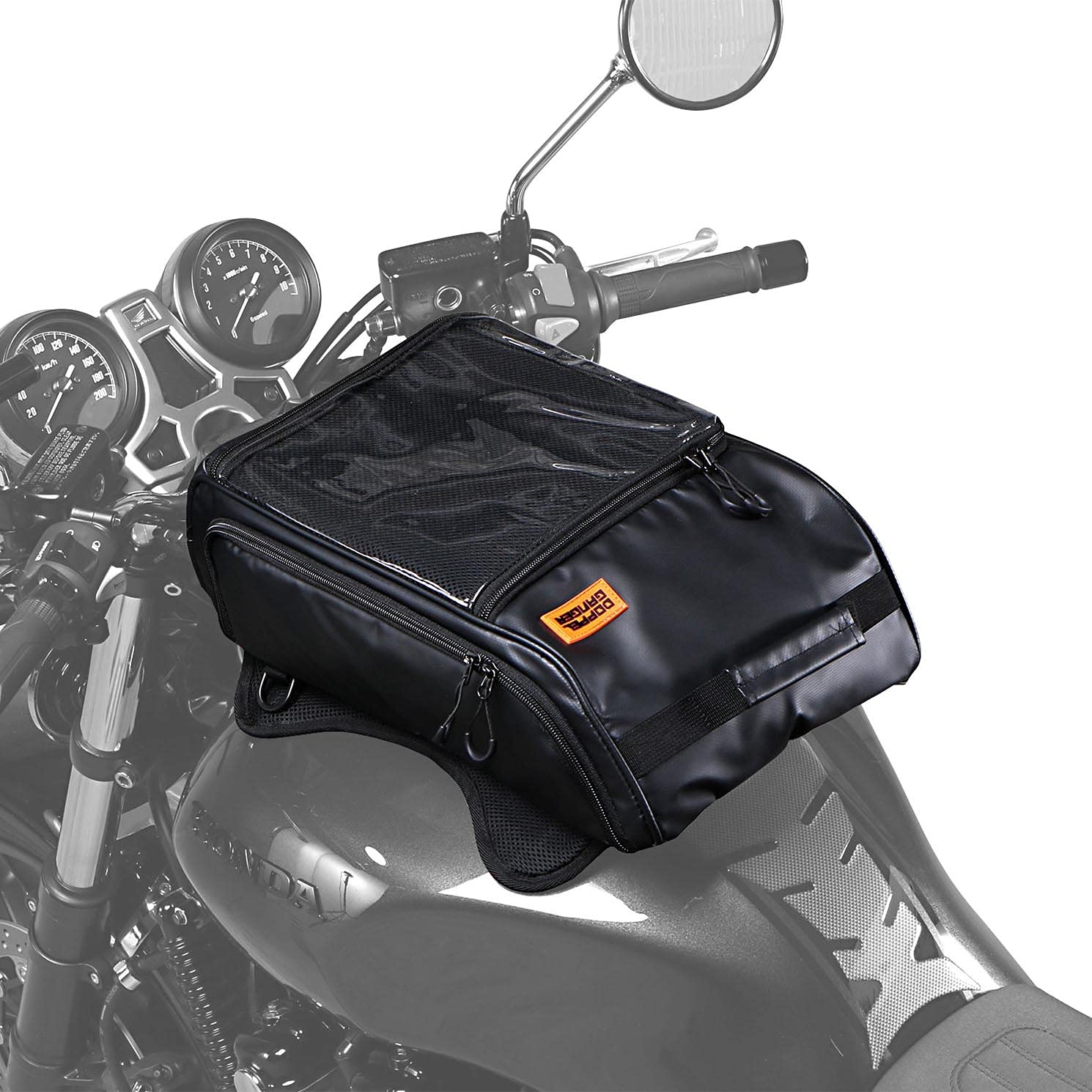 

Сумка на бак DOPPELGANGER Tarpaulin Bag с магнитом 14 л Серия сумок для мотоцикла Tarpaulin Bag [крепление на ремне] Емкость: DBT392-БК