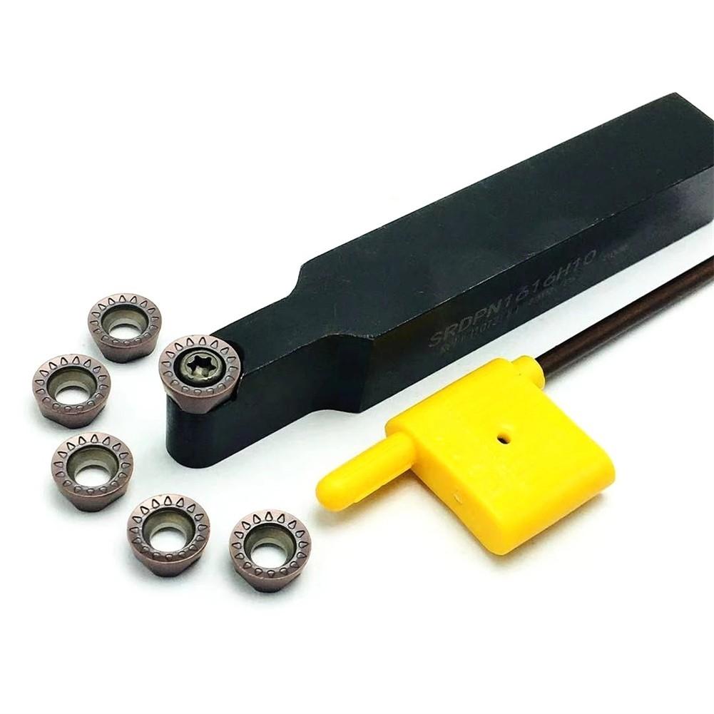 Blade Turning Tool Holder 10pcs Turning Insert Alloy Steel Kit Set