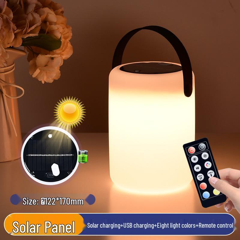 Portable Multicolor LED Table Lamp for Outdoor, Bar, Restaurant, Hotel, and Indoor Night Use