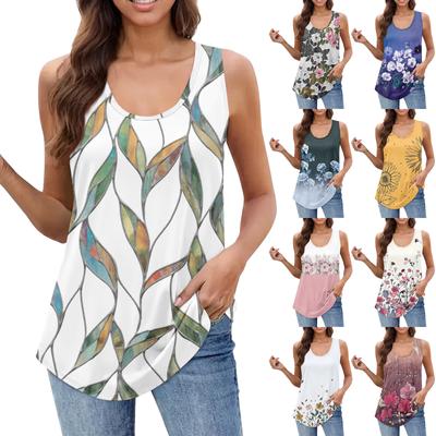 Women's Girl Tank Top Color Casual Top Tank Tops For Women Loose Fit Sleeveless Tops Flowy