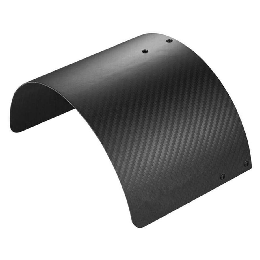 Carbon Fiber Style Car Cold Air Intake Filter Cover Heat Shield For 2.5" TO 5.5
