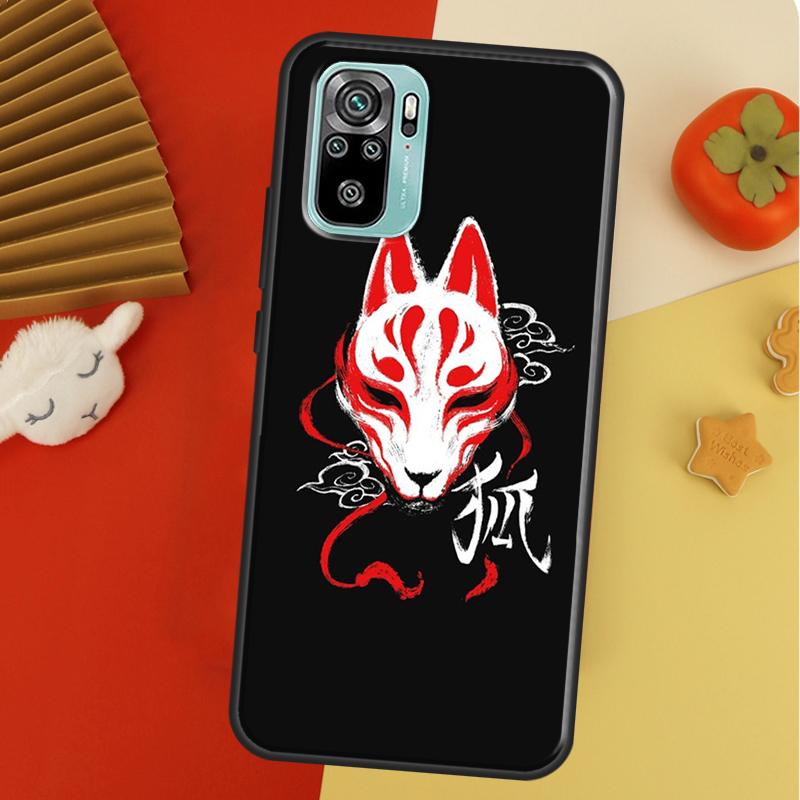 Kitsune Fox Art For Xiaomi Redmi Note 10 Pro Case Cover For Redmi Note 11 Pro 10A 10C 9 8T 9S 10S 9T 9A 9C Case
