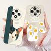 For OPPO Reno 12F 5G Case CPH2637 Lovely Panda Rabbit Liquid Silicone Durable Back Cover For OPPO Reno12F Reno12 FS F27 5G Coque
