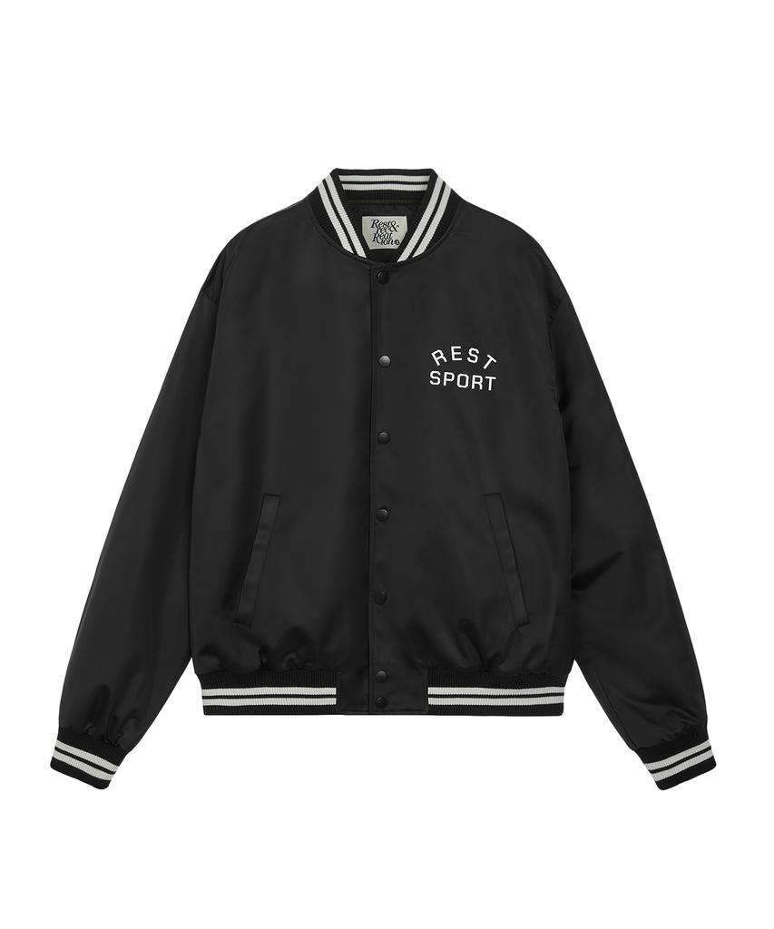 Rest&Recreation Rs Nylon Bomber Jacket - Black