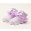 Infant Baby Girl Lace Ruffle Frilly Ankle Socks Sweet Princess Soft Cotton Socks