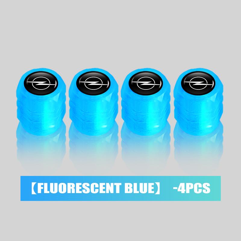 4/6/10pcs Night Glowing Car Wheels Valve Tyre Dustproof Cover For Opel Astra G J H Insignia Zafira Corsa D C Vectra Vivaro
