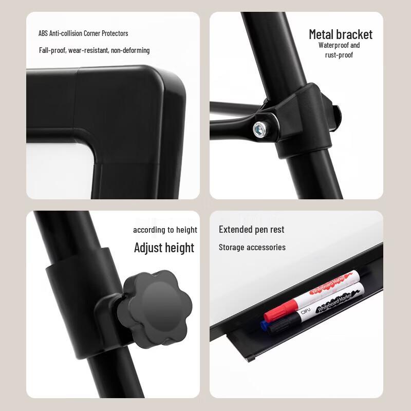 Qifu Mobile Magnetic Whiteboard with Stand