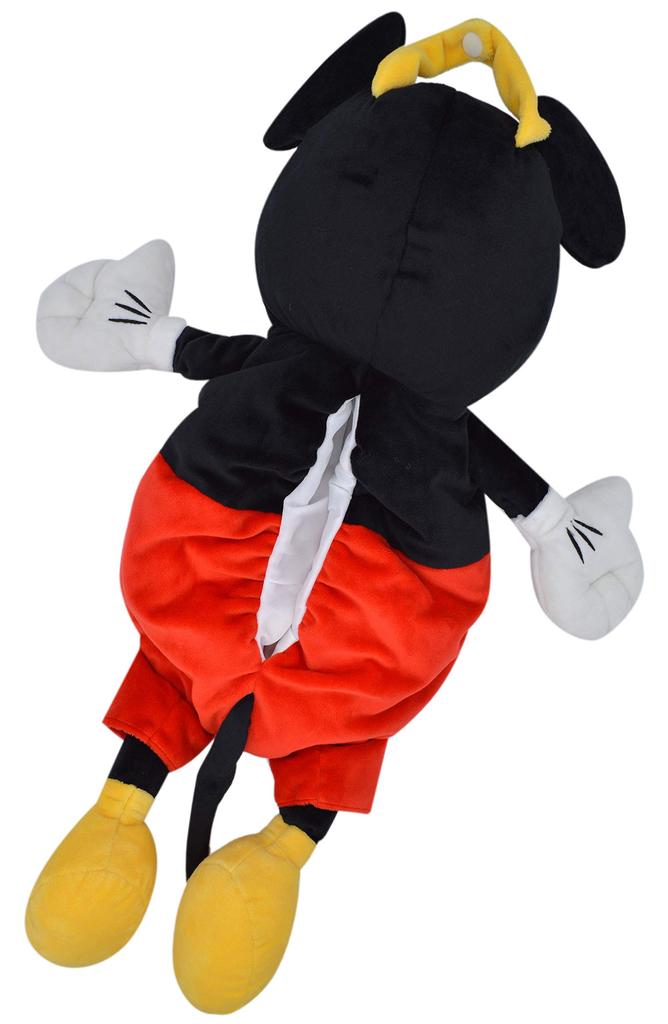 MORIPiLO Disney Hanging Tissue Box Mouse Tissue Box Soft and Cute Car Plush Paper Morishita Makura (Mickey Wall-Mounted Cover) Approx. 40cm, Smooth,