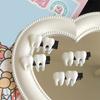 Cute Simulation Teeth Metal Hair Clips Funny Creative Cool Lovely Duckbill Clips For Women Sweet Cool Y2K Hair Accessories