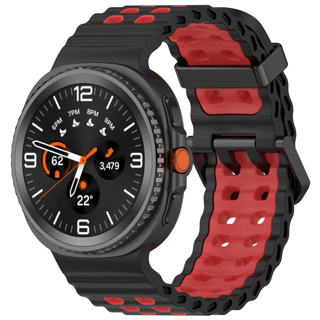 Ocean Silicone Strap for Samsung Galaxy Watch 8 40mm 44mm/8 Classic 46mm Bracelet Breathable Wristband for Galaxy Watch 8 Band
