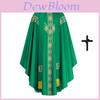 Rochie Cosplay Preot Fantasy Medievală Cu Cruce Pentru Evenimente de Joc de Rol