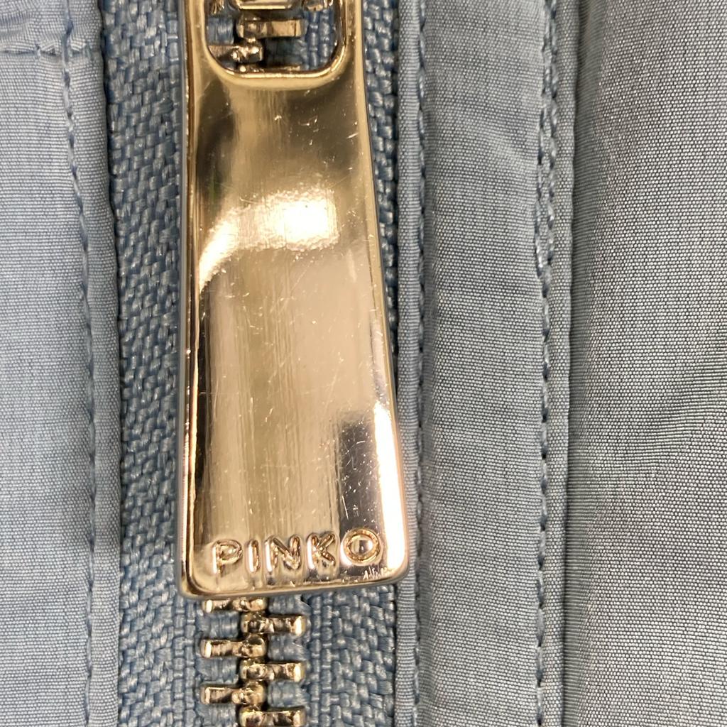 PINKO Blue ARPA PIUMINO NYLON MANO padded jacket Jacket 44 blueUsed