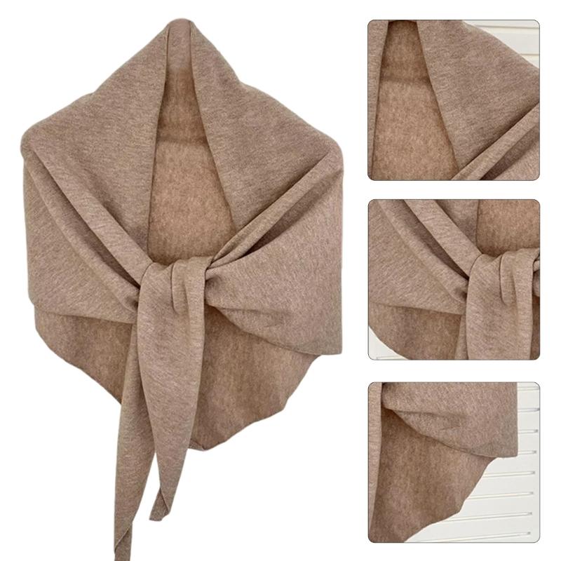 Versatiles Knitted Shawl Light weight Capes Fashionable Breathable Ponchos Warm Winter Accessory