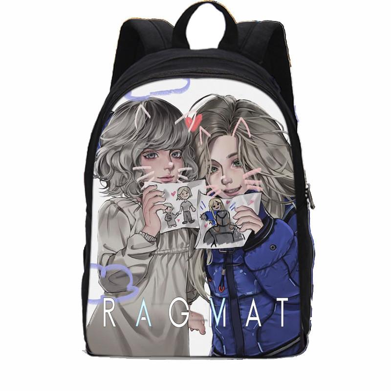 Pragmata Hugh Diana Printed Laptop Bag Ergonomic Comfort Shoulder Straps Daily Work Business Backpack