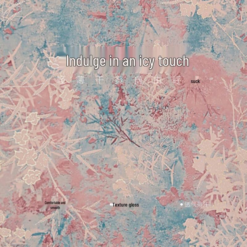 Datang Furen Elderly Women's Summer Stand Collar Blouse Set