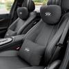 For Infiniti QX30 Q50 Q60 Qx70 QX80 Qx56 Fx35 Ex35 G25 G35 G37 JX35 Car Headrest Neck Support Lumbar Cushion Soft Neck Pillow lm9