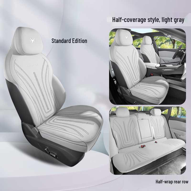 25 Styles for Jihu Alpha S5: Breathable Suede Saddle Pad, Four-Season Semi-Enclosed Car Seat Cover Note Model Year