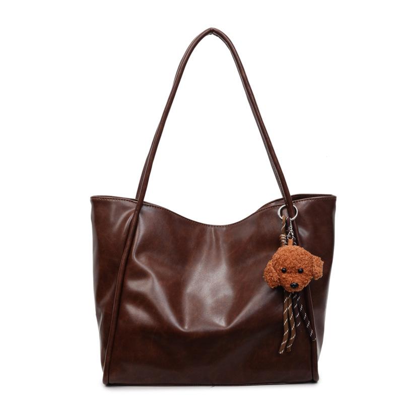 Autumn and Winter New Bag Women's 2025 Retro Large-capacity Tote Bag Underarm Bag Fashionable Commuter Shoulder Bag Tide