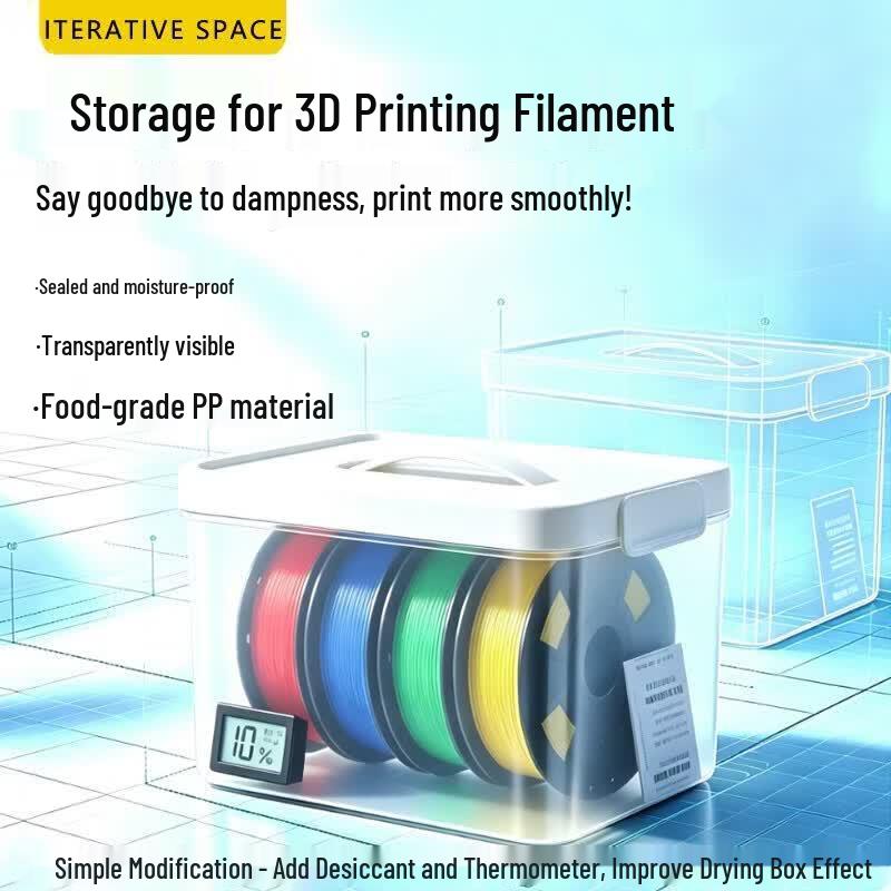 Iterative Space 3D Printer Filament Drying Storage Box