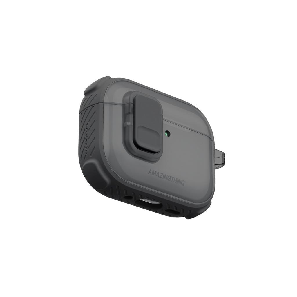 AirPods Pro 3 Titan Pro Mag Case Clear - Black