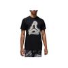 Graphic Print Crew Neck Short Sleeve T-Shirt Men Tops Black HJ2330-010