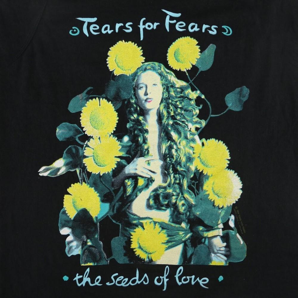 1990 Tears For Fears Seeds Of Love Черная Хлопковая Футболка Унисекс S-234XL SE123 Футболка Унисекс XXXXL