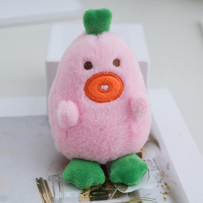 Cute Plush Keychain With Creative Design Perfect For Student Bookbag Accessories